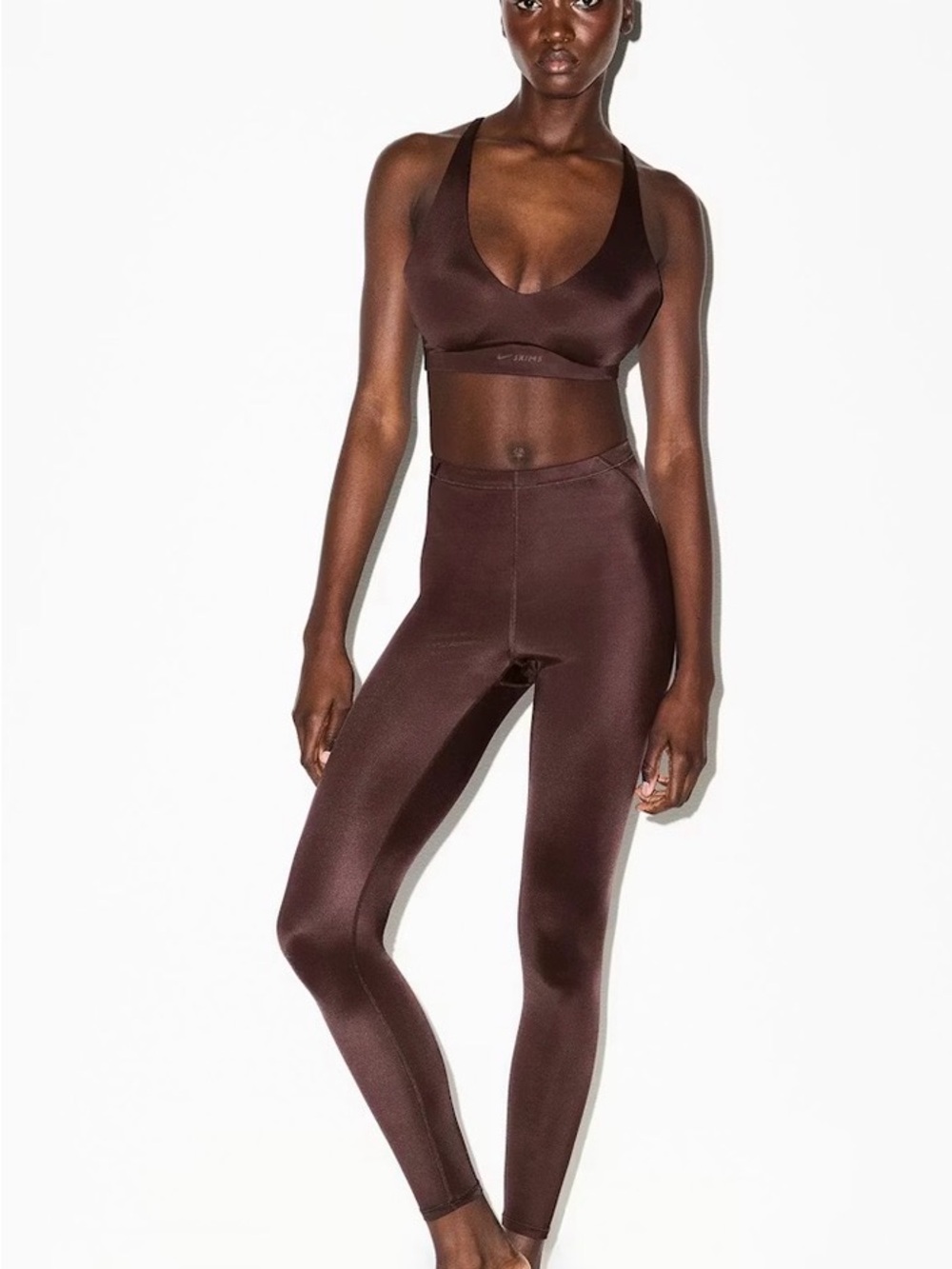 SKIMS Chocolate Brown High-Rise Leggings